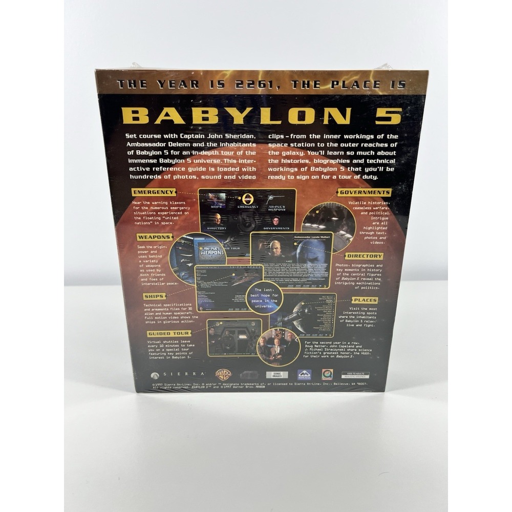 The Official Guide to Babylon 5 for PC NEW BIG BOX - Picture 3 of 6
